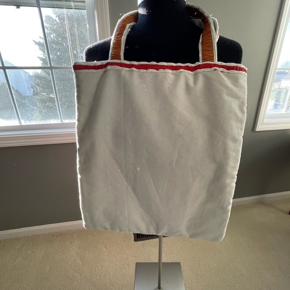 Straw & Cotton Bag from Anthropologie - Picture 6 of 10